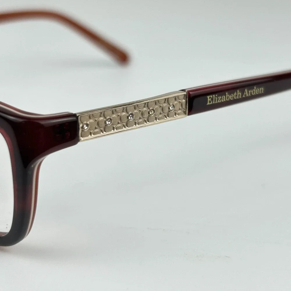 Elizabeth Arden EA 1148-3 Unisex Eyeglasses Frame Brown Full Rim 54-16-135 mm - Picture 4 of 10